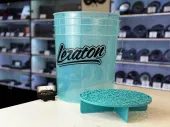 Прозрачное ведро для мойки автомобилей с сепаратором (бирюзовое) 20л LERATON BUCKET BW4