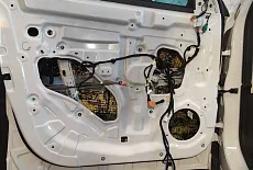 Jetour x70. Замена динамиков шумоизоляция дверей