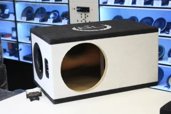 Купить Корпус под сабвуфер 12" на 160 трубе (Комбо, белый) - купить, 6 000 руб.