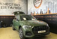 Создание акустической системы в автомобиле Audi Q5  с акцентом на качество звучания: выбор компонентов и результаты