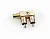 Адаптер-переходник (F-адаптер) RCA («мама») – 2 x RCA («папа») URAL (Урал) ADAPTER02M
